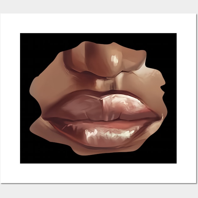 DRAWIN LIPS TUTORIAL 5 Wall Art by BibirNDower77